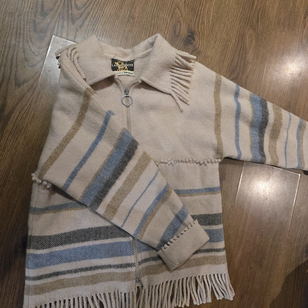 Womens Lapp Landong Wool Striped Jacket